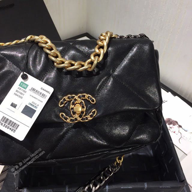 Chanel女包 Chanel秋冬19Bag 小香迷菱格紋 Chanel口蓋包 Chanel鏈條包手拎斜挎包  djc3910